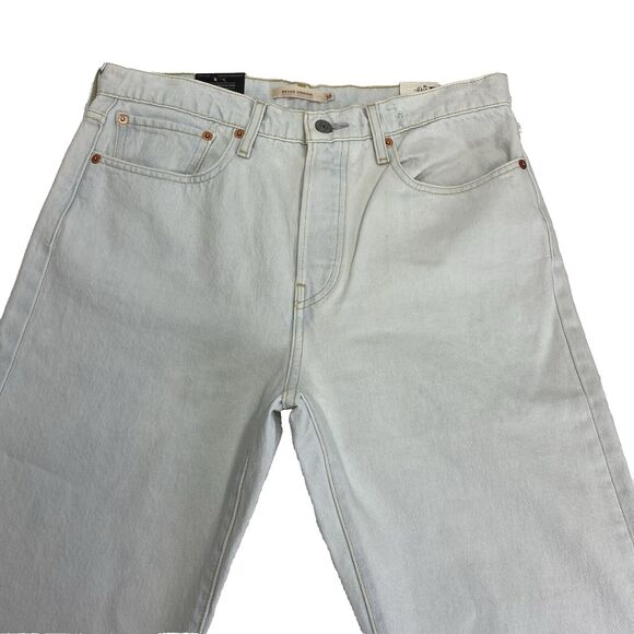 Levi’s Wedgie Straight High Rise Jeans Women 30x28 Blue Button Fly Preppy Denim - Picture 2 of 16